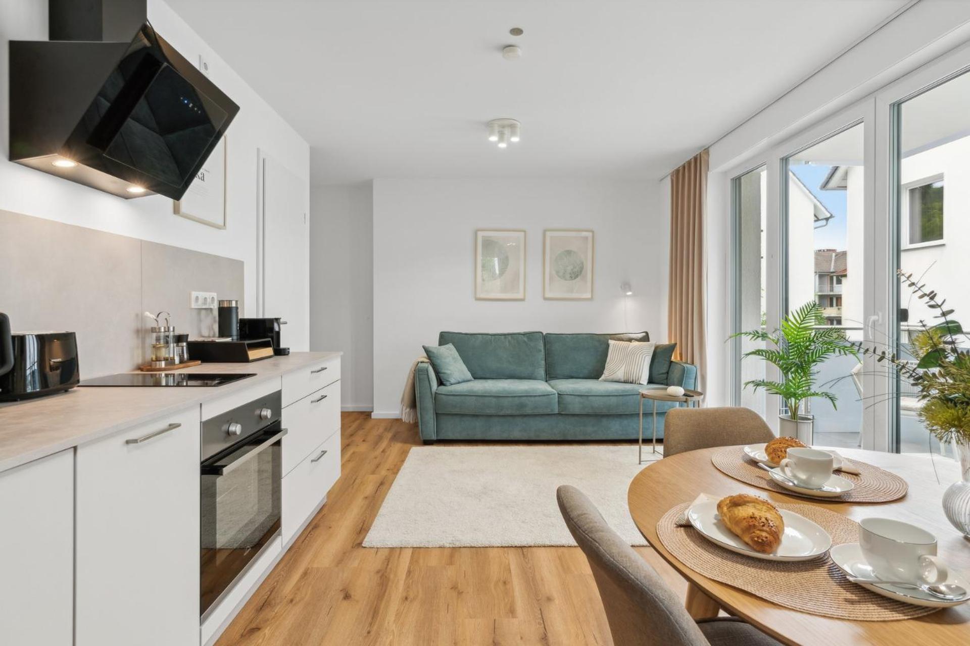 Deluxe Apartment In Bielefeld City Mit Parkplatz Und Balkon Bagian luar foto