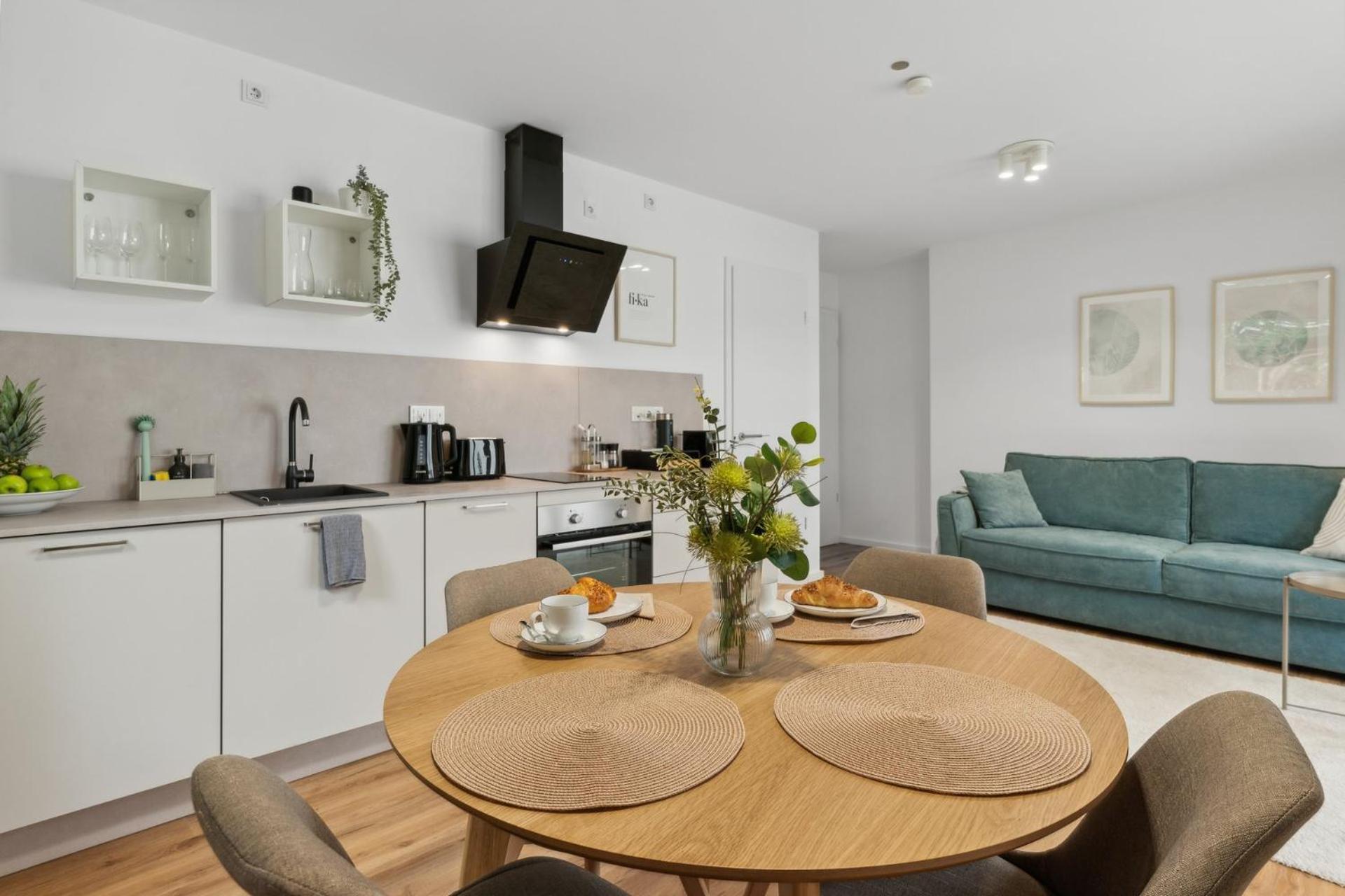 Deluxe Apartment In Bielefeld City Mit Parkplatz Und Balkon Bagian luar foto
