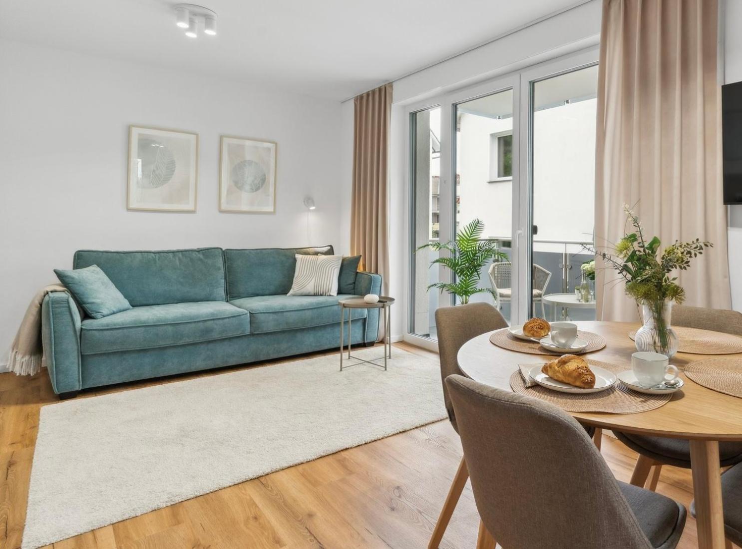 Deluxe Apartment In Bielefeld City Mit Parkplatz Und Balkon Bagian luar foto